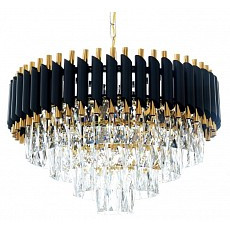Подвесная люстра lumina deco funneli ldp 6003-550 bk-f.gd